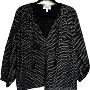 Cleobella Black and White Women's Top